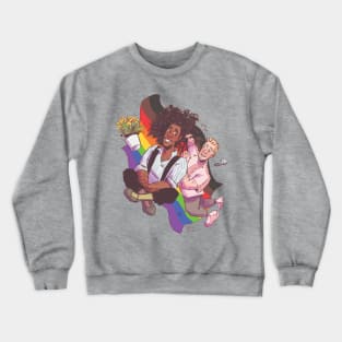 PRIDE! Love in Free Fall Crewneck Sweatshirt